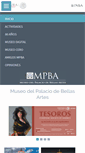 Mobile Screenshot of museopalaciodebellasartes.gob.mx